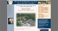 Desktop Screenshot of gut-stockum.de